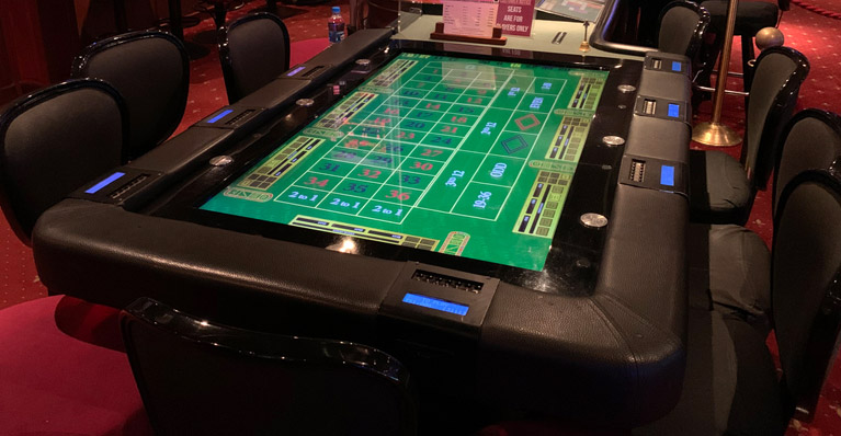 Un jeu de roulette et de casino entièrement électronique